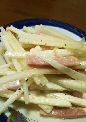 大根とハムのサラダ-レシピのメイン写真