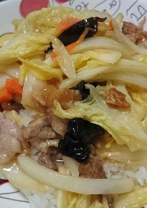 中華丼風◎白菜どんぶり-レシピのメイン写真