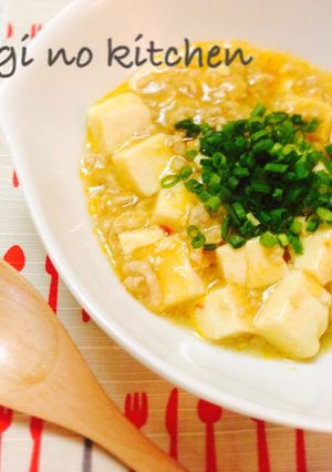 喉越しなめらか！和風味の白だし麻婆豆腐-レシピのメイン写真