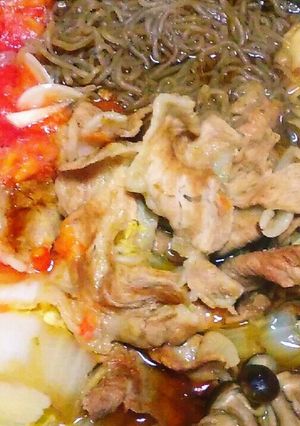 ヘルシートマトすき焼き鍋-レシピのメイン写真