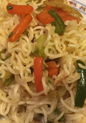 塩ラーメンで焼きそば-レシピのメイン写真