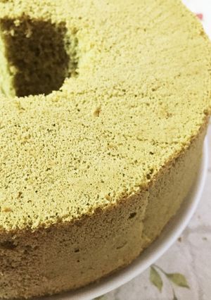 米粉で作る抹茶シフォンケーキ-レシピのメイン写真