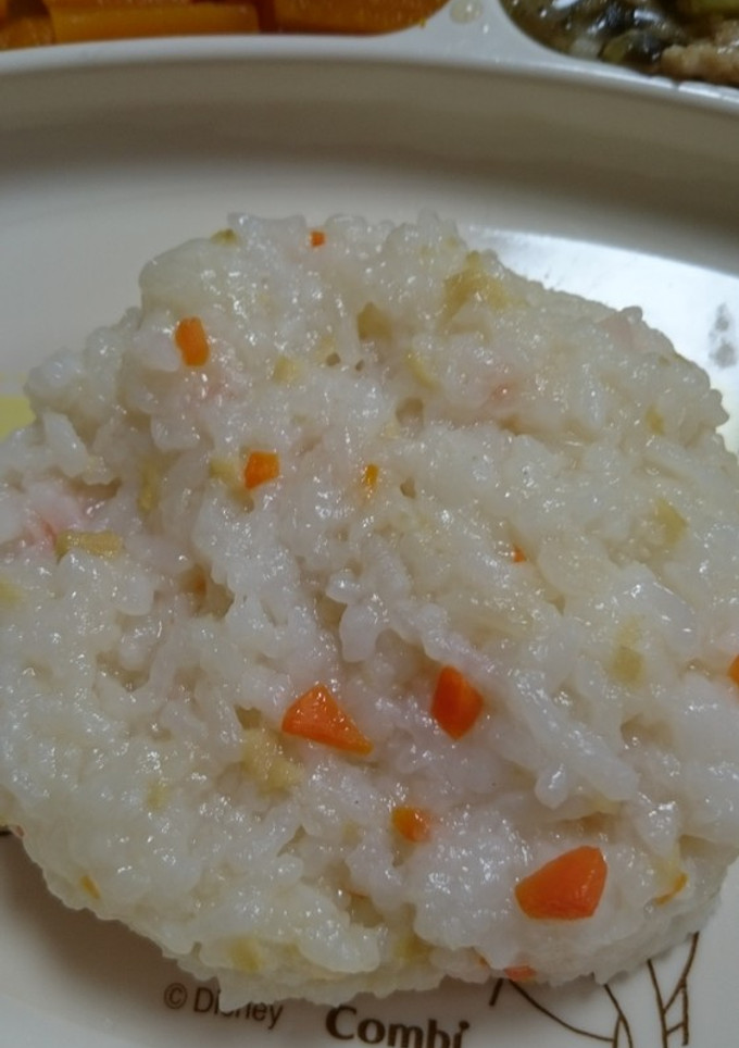 離乳食完了期☆高野豆腐と人参の混ぜご飯-レシピのメイン写真