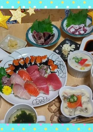 簡単(∩´∀`)∩スプーンで♥お寿司♥-レシピのメイン写真