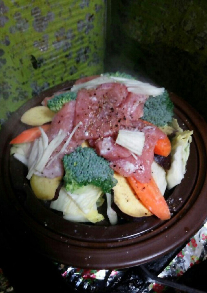 血管プラークダイエット食629（蒸し鍋）-レシピのメイン写真