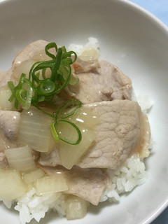 塩ダレ豚丼-レシピのメイン写真