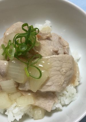 塩ダレ豚丼-レシピのメイン写真