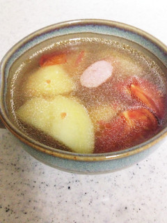 トマト鶏ガラスープ-レシピのメイン写真