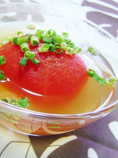 丸ごとトマトの和風スープ-レシピのメイン写真