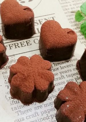 バレンタイン❤シリコン型で生チョコ♪-レシピのメイン写真