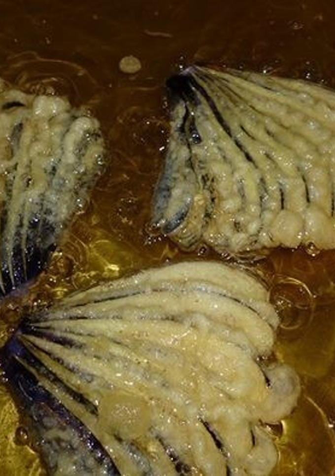 天婦羅用の茄子の切り方(末広茄子）簡単-レシピのメイン写真