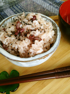 晴れの日に☆お赤飯♪-レシピのメイン写真