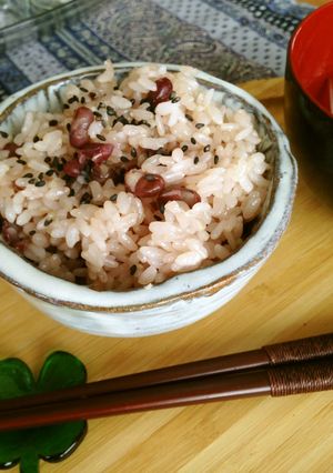 晴れの日に☆お赤飯♪-レシピのメイン写真