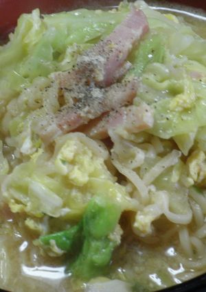炒め野菜たっぷり!醤油ラーメン-レシピのメイン写真