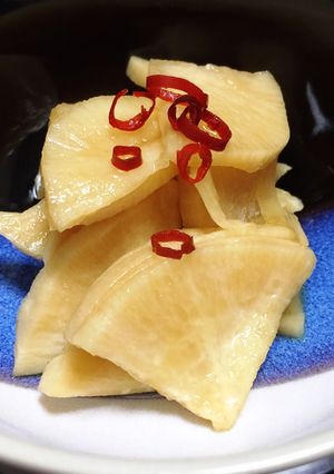 絶品！大根の醤油漬(大根大量消費)-レシピのメイン写真