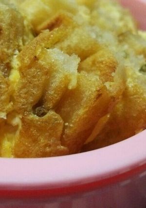 マックポテトのリメイクでお弁当の卵焼き♪-レシピのメイン写真