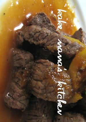 オージービーフで♥♡レモン風味ステーキ-レシピのメイン写真