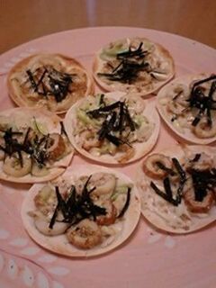 ネギちくわで照り焼きマヨ餃子ピザ♪-レシピのメイン写真