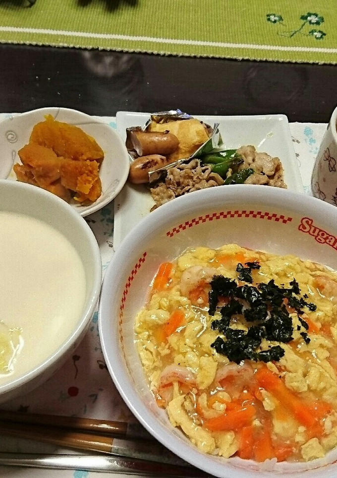 簡単！エビと卵のあんかけ丼-レシピのメイン写真