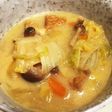 白菜の味噌バタースープ