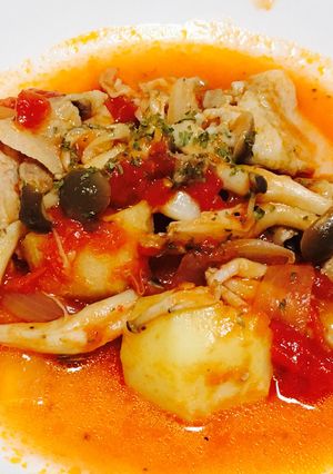 豚肉とじゃがいものトマト煮-レシピのメイン写真