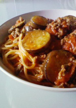 ♪超簡単ナスのトマトソースパスタ♪-レシピのメイン写真