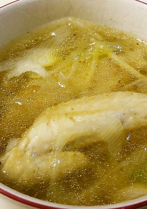 鶏ガラねぎスープ。-レシピのメイン写真