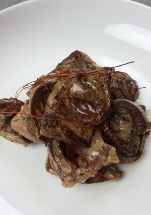 鉄分とタンパク質豊富な鶏ハツのオリオ焼き-レシピのメイン写真
