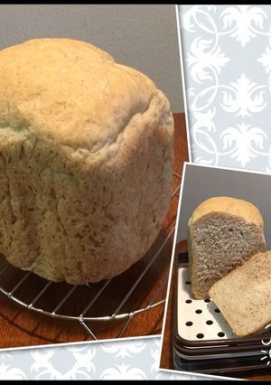 オリーブオイル＊もちふわ全粒粉食パン-レシピのメイン写真
