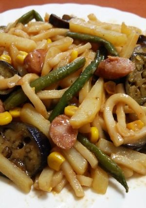 ジャーマンポテト風 ｎａ 焼きうどん☆-レシピのメイン写真