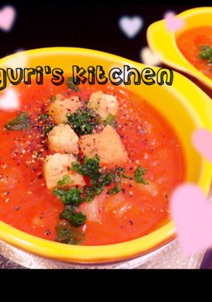 芯からぽっかぽか♡簡単♪トマトスープ➸♡-レシピのメイン写真