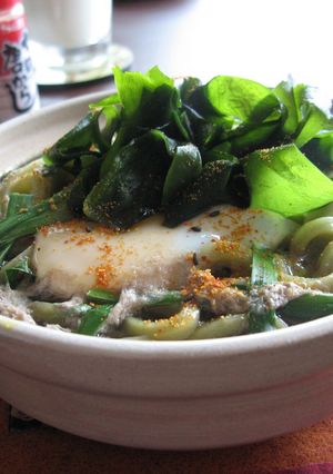 具沢山に煮込み茶うどん-レシピのメイン写真