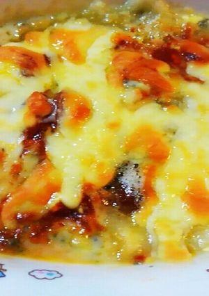 かんたん！２種のチーズの餅グラタン-レシピのメイン写真