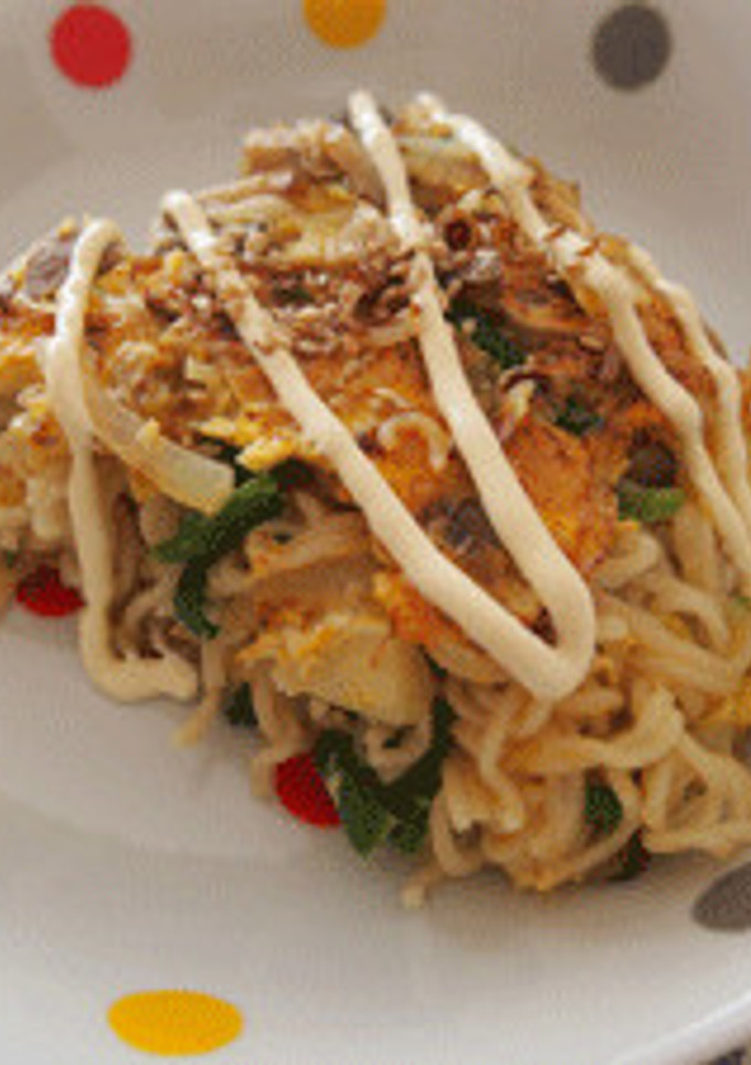 塩ラーメンやきそば（とんぺい焼き風）-レシピのメイン写真