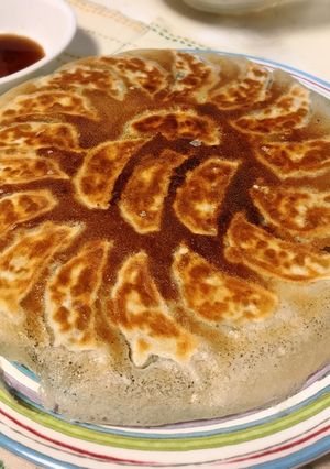 野菜たっぷりの手作り焼き餃子♡-レシピのメイン写真