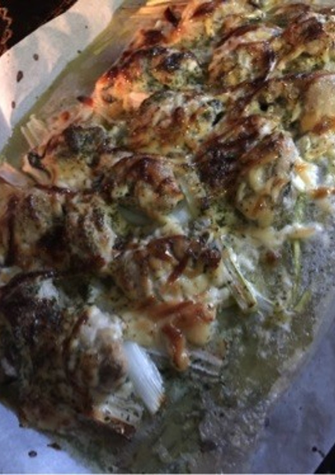牡蠣と長ネギのマヨ焼き-レシピのメイン写真