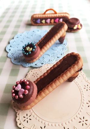 超簡単カワイイお洒落バレンタインチョコ-レシピのメイン写真