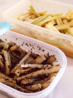 たたきごぼう/セロリの酢味噌和え-レシピのメイン写真