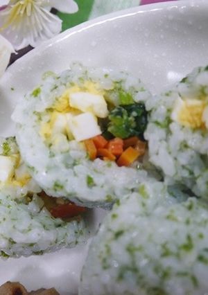 離乳食完了期 卵と青のりの太巻き風-レシピのメイン写真