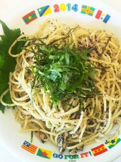 ツナとゆかりの和風パスタ-レシピのメイン写真
