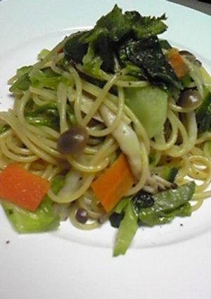だし仕立ての和風パスタ-レシピのメイン写真