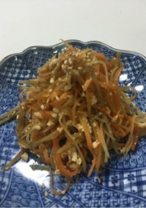 極細きんぴら豆腐入り-レシピのメイン写真