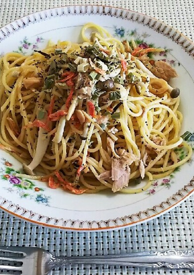 しめじとツナの和風パスタ-レシピのメイン写真