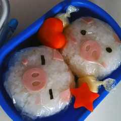 รูปของ こぶたさんおにぎり