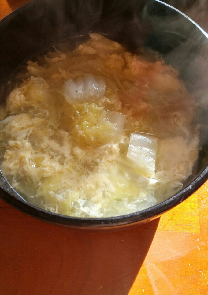 ☆白菜のとろとろ♪たまごすーぷ☆-レシピのメイン写真