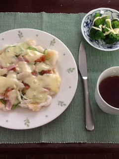 簡単おいしいお餅ピザ-レシピのメイン写真