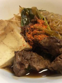 すき焼き風の肉豆腐-レシピのメイン写真