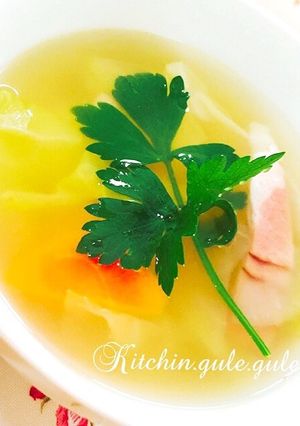 具だくさんの美味しい野菜コンソメスープ-レシピのメイン写真