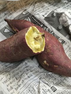 簡単!レンジで焼き芋-レシピのメイン写真