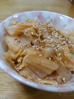 レンジで簡単!!白菜のピリ辛中華お浸し-レシピのメイン写真